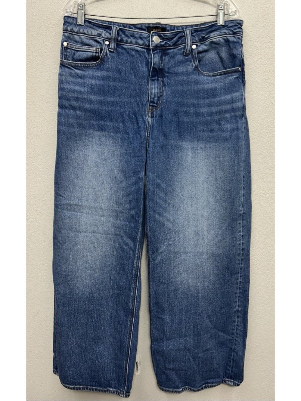 Quince Bella Stretch Relaxed Straight Jeans Atlantic Blue High. Rise Women’s 32
